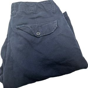 Sean John Men's Linen Cotton Blend Blue Cargo‎ Shorts Size 30